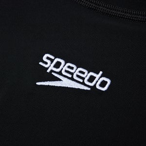 Bedrucktes langärmliges Sonnenschutz-Top Schwarz/Pink für Damen