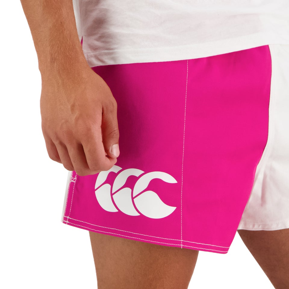 CANTERBURY Men's COTTON TWILL HARLEQUIN SHORT WITH POCKETS - FUSCHIA