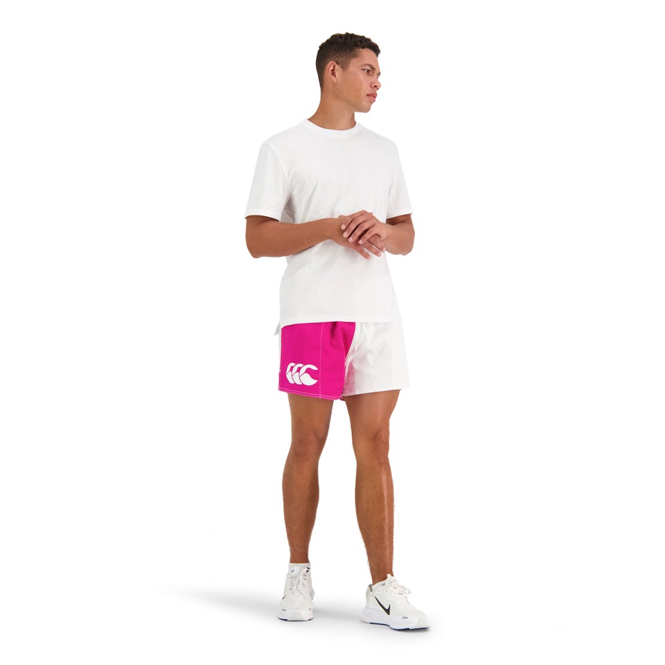 MENS HARLEQUIN SHORT PINK