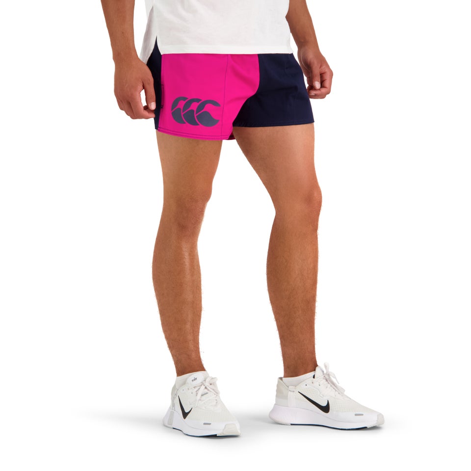 MENS HARLEQUIN SHORT PINK/NAVY