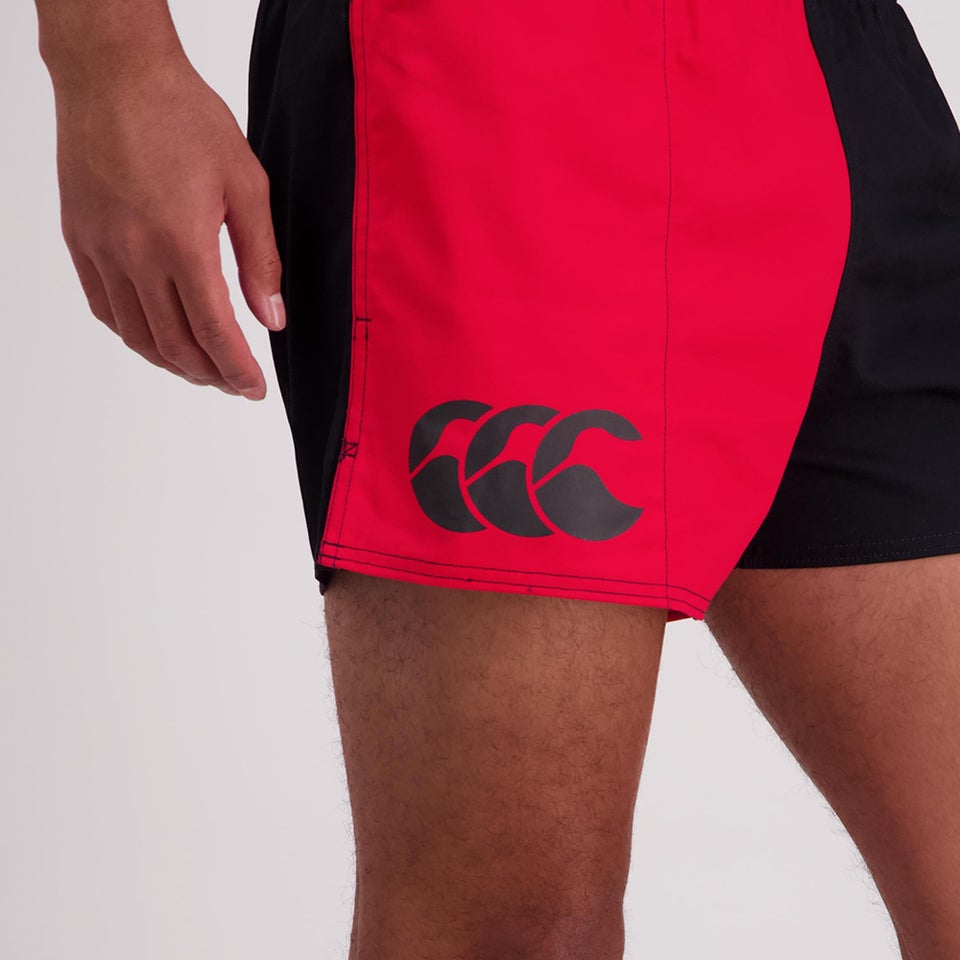 MENS HARLEQUIN SHORT RED