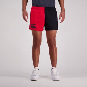 MENS HARLEQUIN SHORT RED