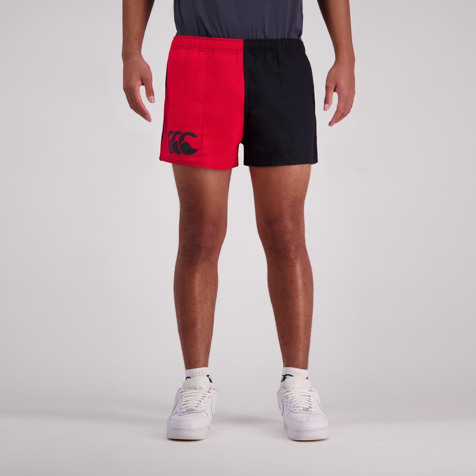 MENS HARLEQUIN SHORT RED