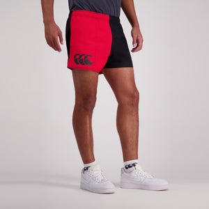 MENS HARLEQUIN SHORT RED