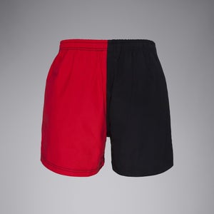 MENS HARLEQUIN SHORT RED