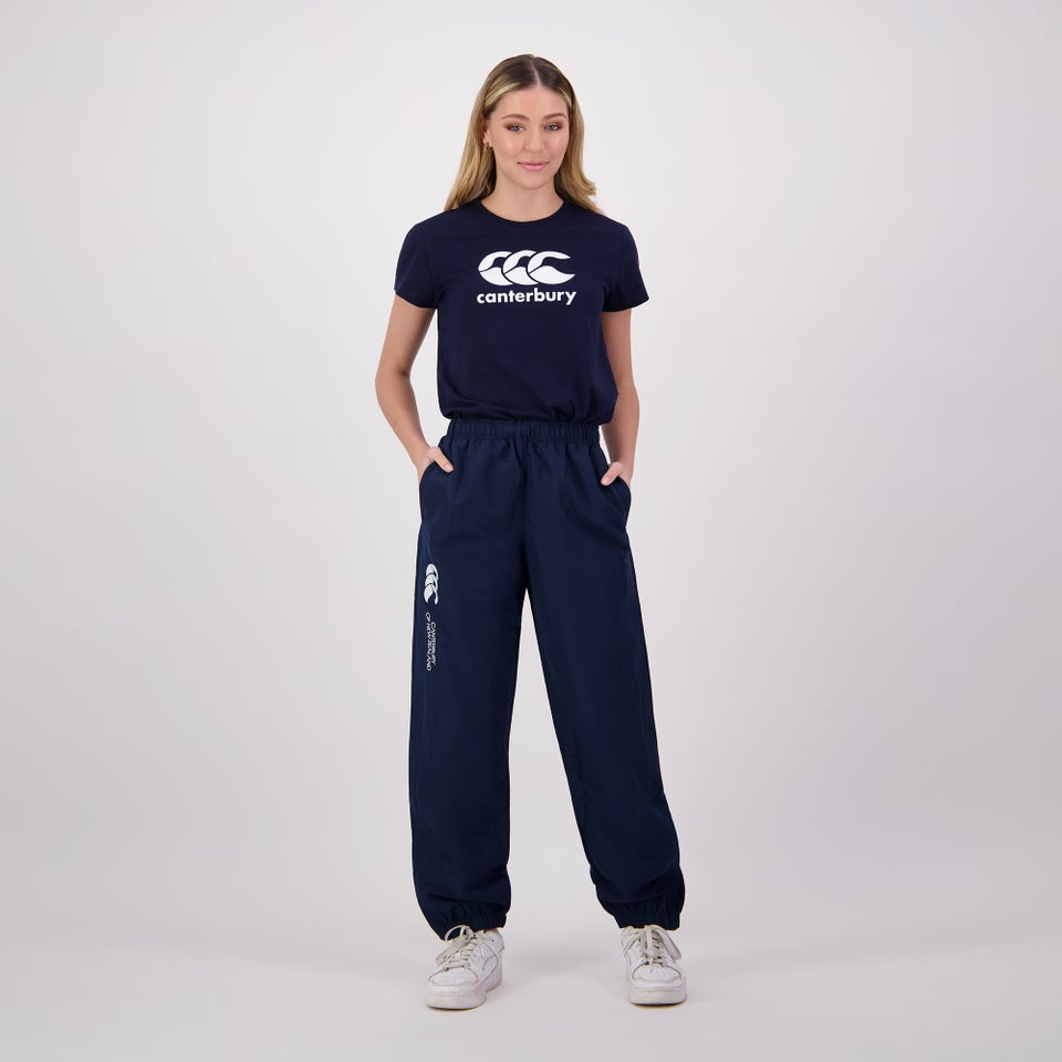 WOMENS CUFFED HEM STADIUM PANT NAVY