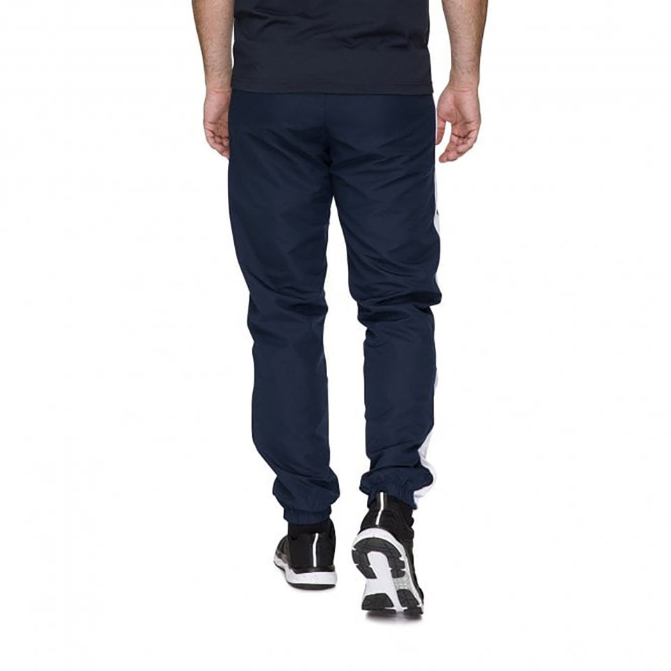 MENS STRIPE CUFFED TRACKPANT NAVY