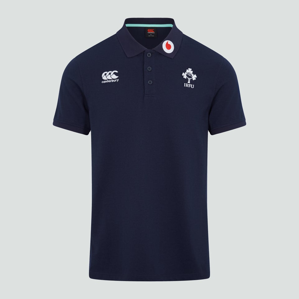 Mens Ireland Team Polo Shirt Blue
