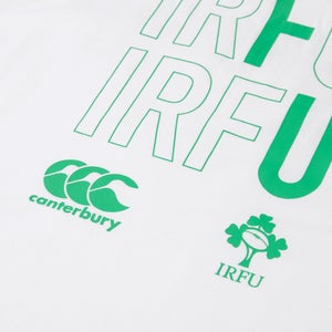 Adult Unisex Ireland Cotton Fans Tee White