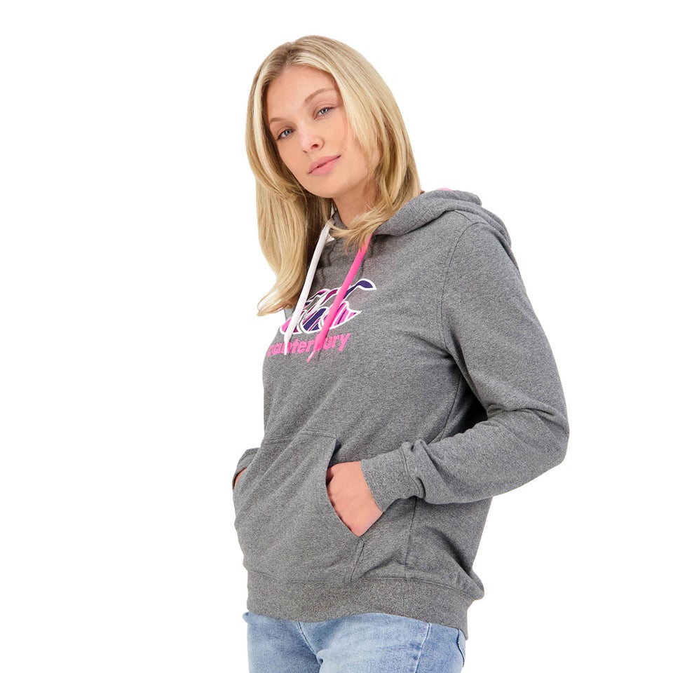 WOMENS UGLIES OVER HEAD HOODIE - GREY