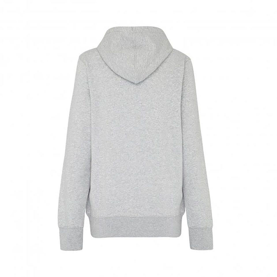 WOMENS CORE OVER HEAD HOODIE IN MARLE GREY