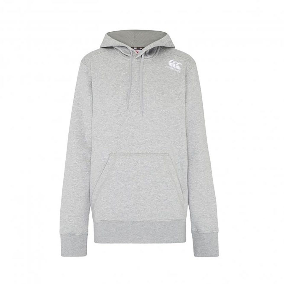 WOMENS CORE OVER HEAD HOODIE IN MARLE GREY