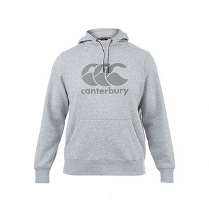 KIDS CORE OVER HEAD HOODIE - MARLE GREY - 6YR