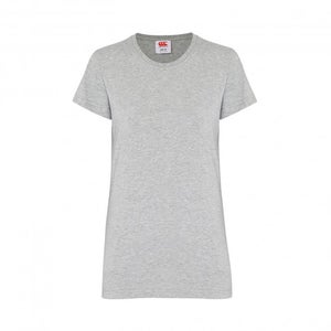 WOMENS CCC SMALL LOGO T-SHIRT IN GREY-8