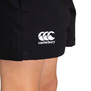 KIDS RUGGED DRILL SHORT - BLACK