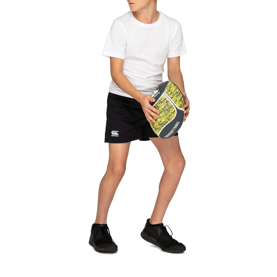 KIDS RUGGED DRILL SHORT IN BLACK