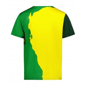 MENS KANGAROOS REPLICA TRAINING T-SHIRT - YELLOW