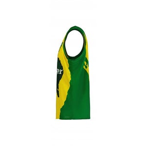 MENS KANGAROOS REPLICA TRAINING SINGLET - YELLOW