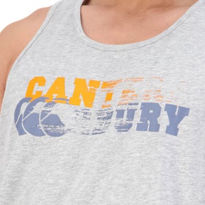 MENS FUNDAMENTALS SINGLET IN GREY MARL