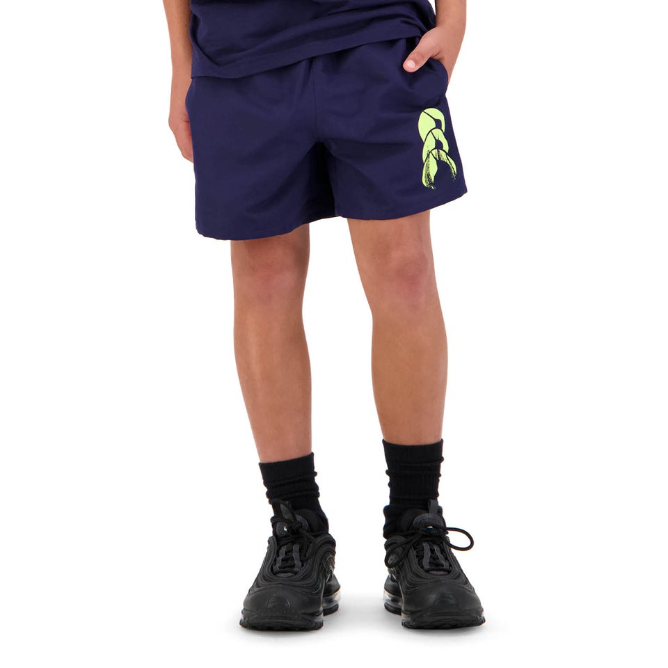 KIDS FUNDAMENTALS PANEL TACTIC SHORT IN BLUE