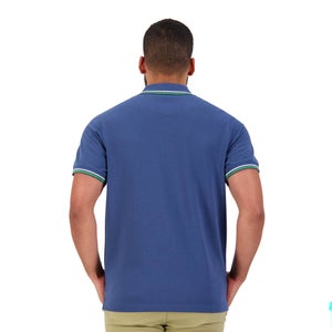 MENS TIPPED EDGE POLO SHIRT - NAVY