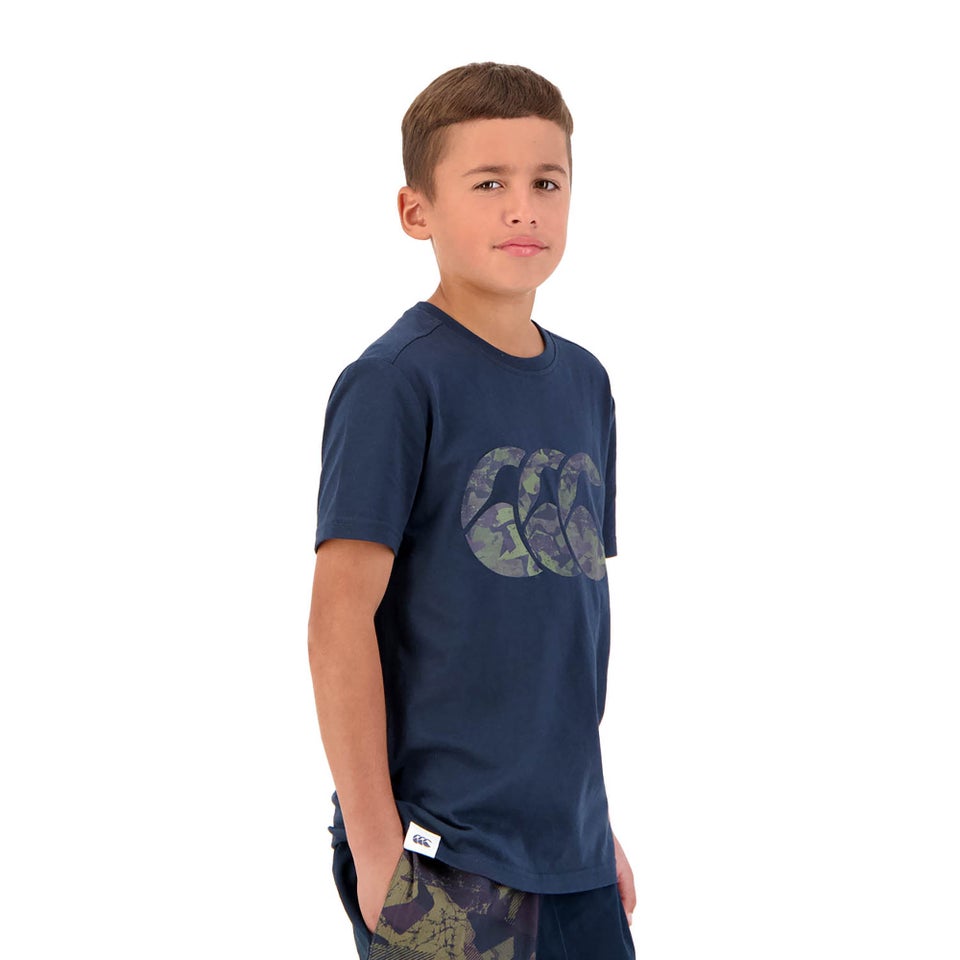 KIDS MILITIA LOGO T-SHIRT - BLACK