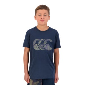 KIDS MILITIA LOGO T-SHIRT - BLACK - 12YR