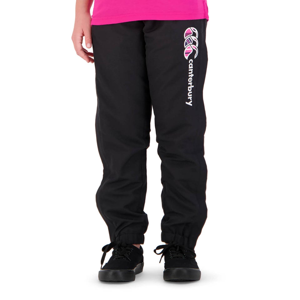 KIDS UGLIES TAPERED CUFF STADIUM PANT IN BLACK/PINK