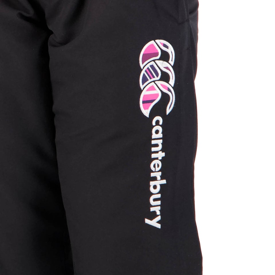 KIDS UGLIES TAPERED CUFF STADIUM PANT IN BLACK/PINK