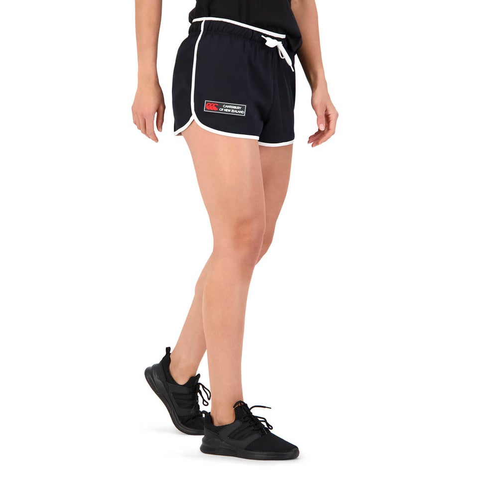 WOMENS OF NZ WOVEN SHORT - BLACK