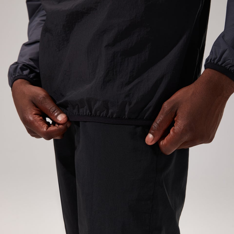 Men's Corbeck Windproof Jacket - Grey / Black