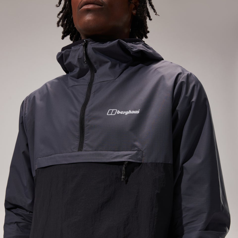 Men's Corbeck Windproof Jacket - Grey / Black