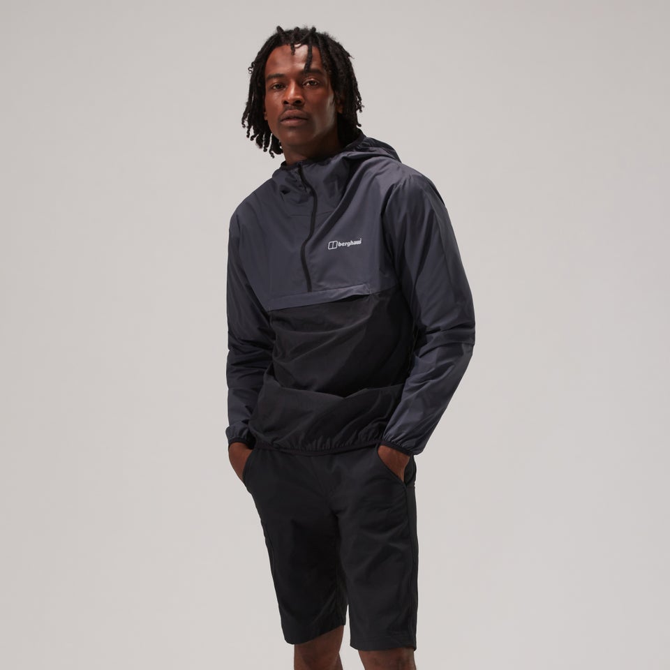 Men's Corbeck Windproof Jacket - Grey / Black