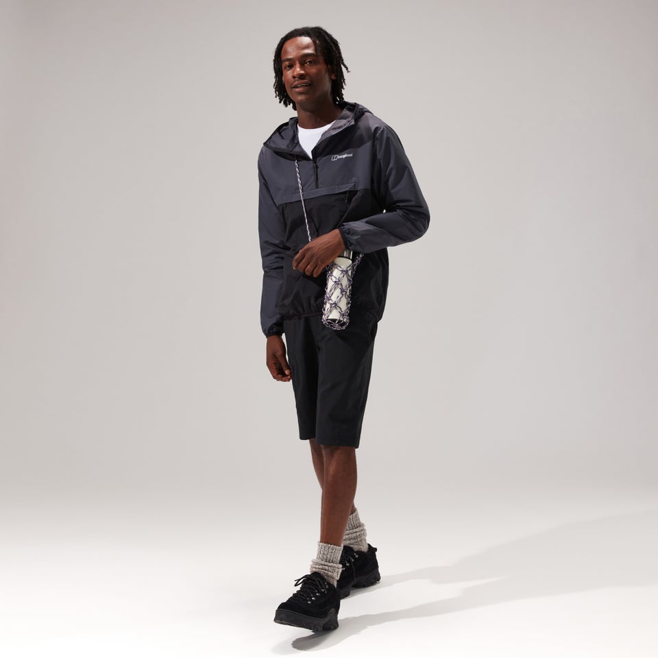 Men's Corbeck Windproof Jacket - Grey / Black