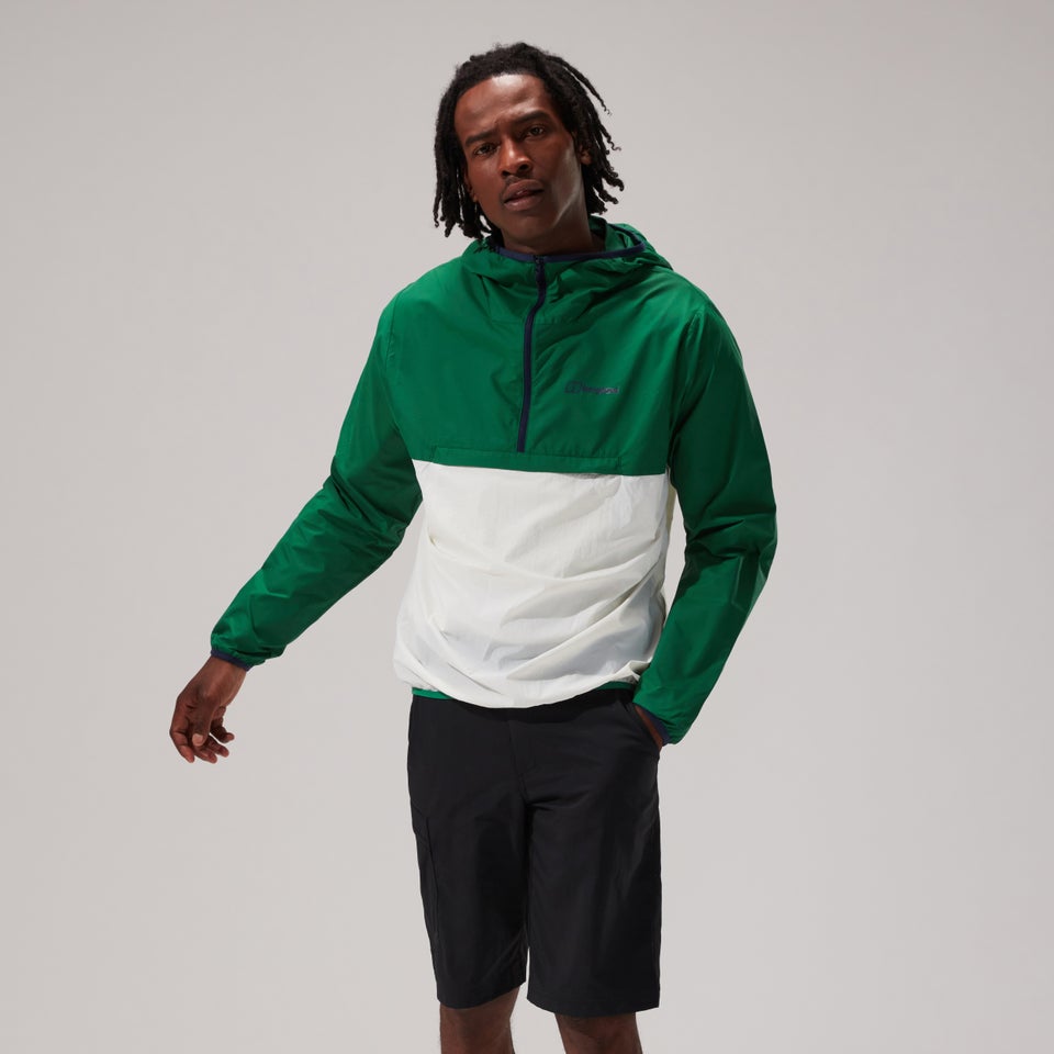 Men's Corbeck Windproof Jacket - Green / Light Grey