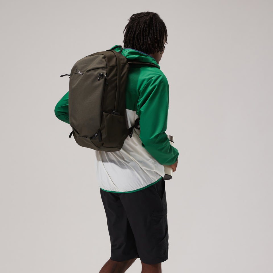 Men's Corbeck Windproof Jacket - Green / Light Grey