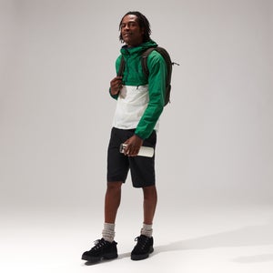 Men's Corbeck Windproof Jacket - Green / Light Grey