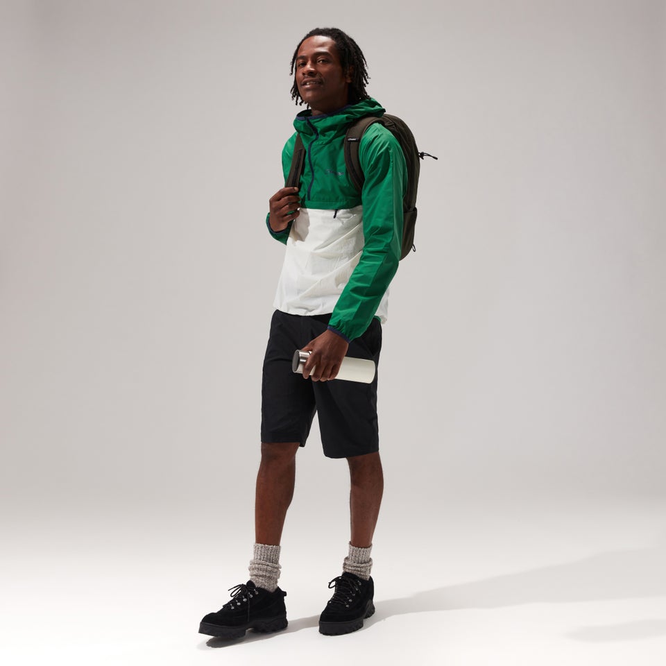 Men's Corbeck Windproof Jacket - Green / Light Grey