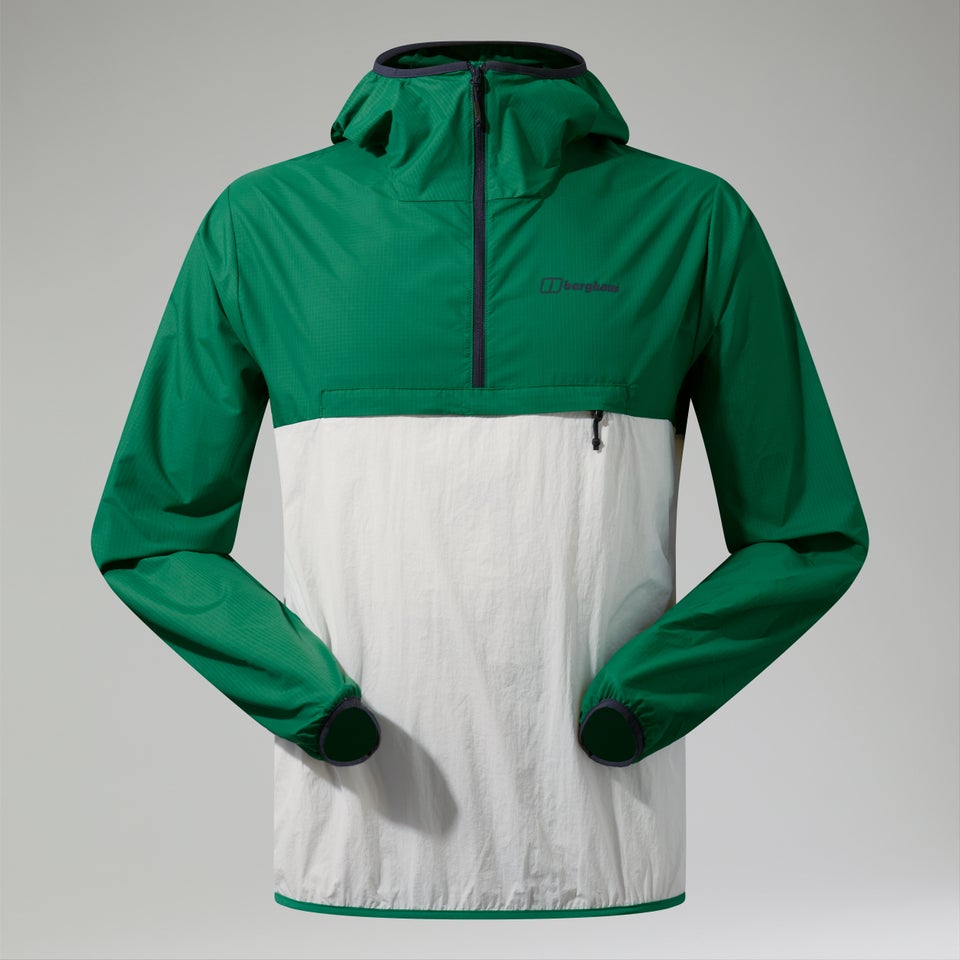 Men's Corbeck Windproof Jacket - Green / Light Grey
