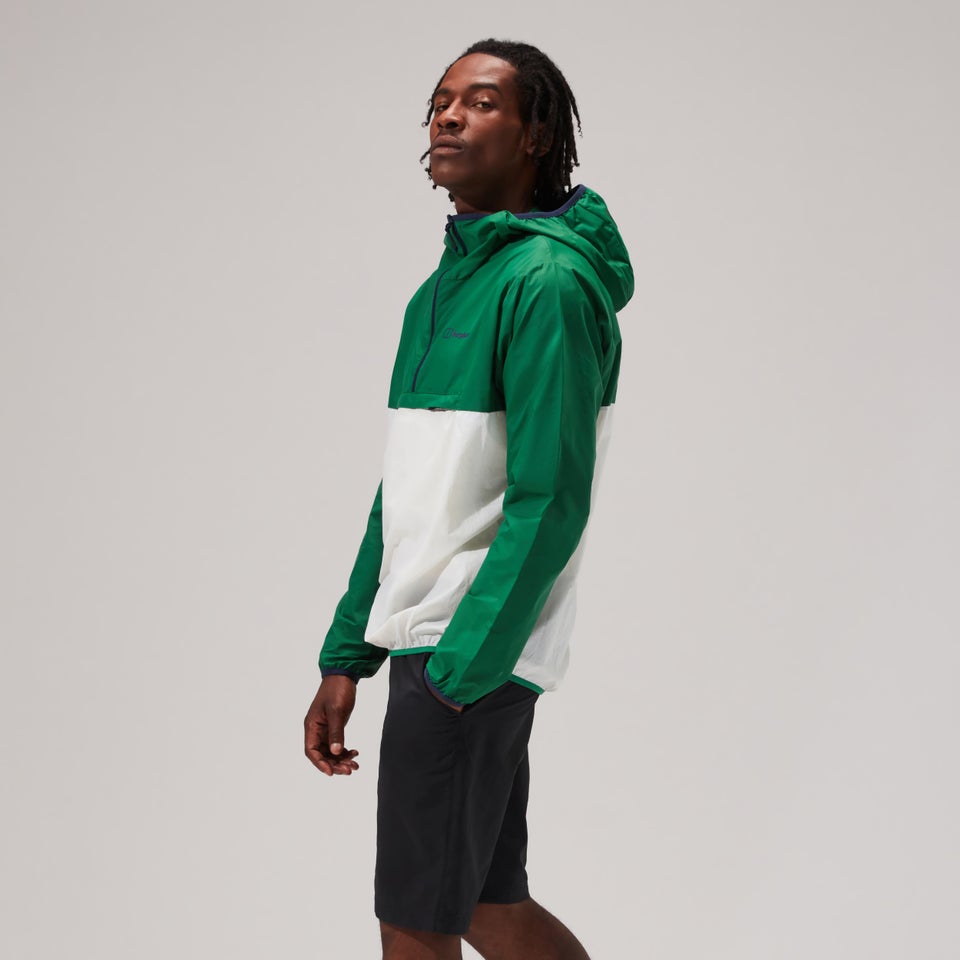 Men's Corbeck Windproof Jacket - Green / Light Grey