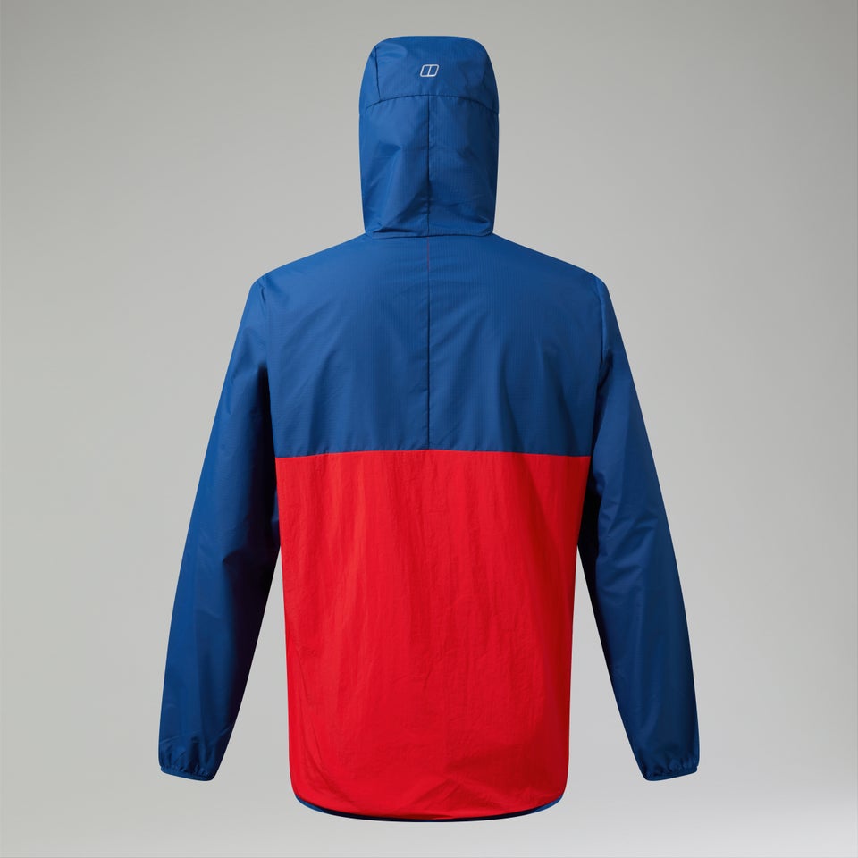 Men's Corbeck Windproof Jacket - Red / Blue