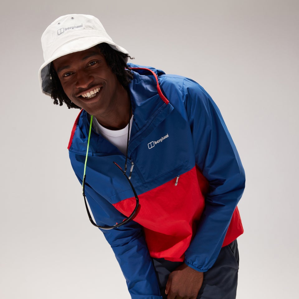 Men's Corbeck Windproof Jacket - Red / Blue