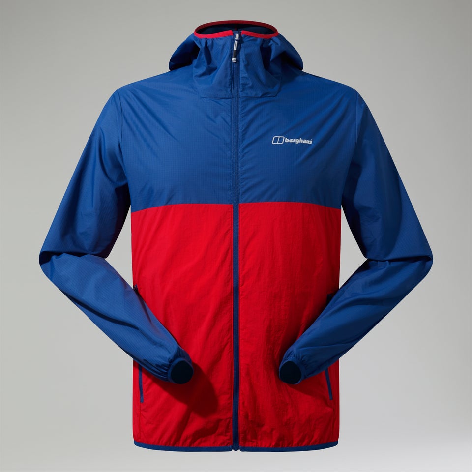 Men's Corbeck Windproof Jacket -Blue / Red