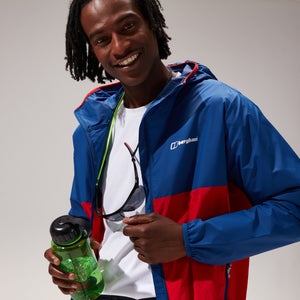 Men's Corbeck Windproof Jacket -Blue / Red