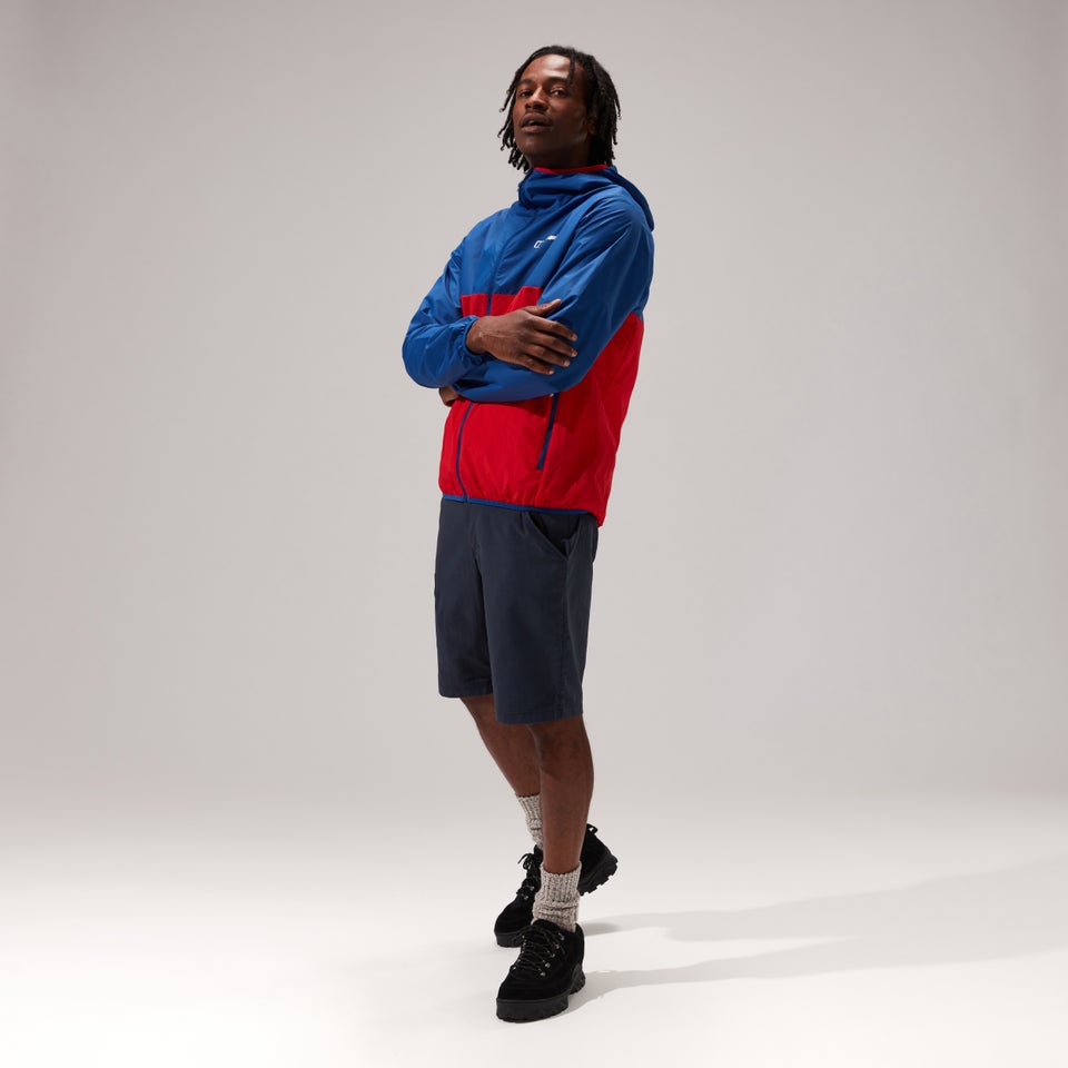 Men's Corbeck Windproof Jacket -Blue / Red