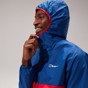 Men's Corbeck Windproof Jacket -Blue / Red