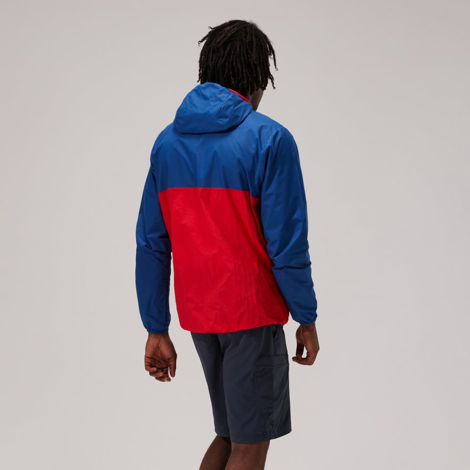 Men's Corbeck Windproof Jacket -Blue / Red