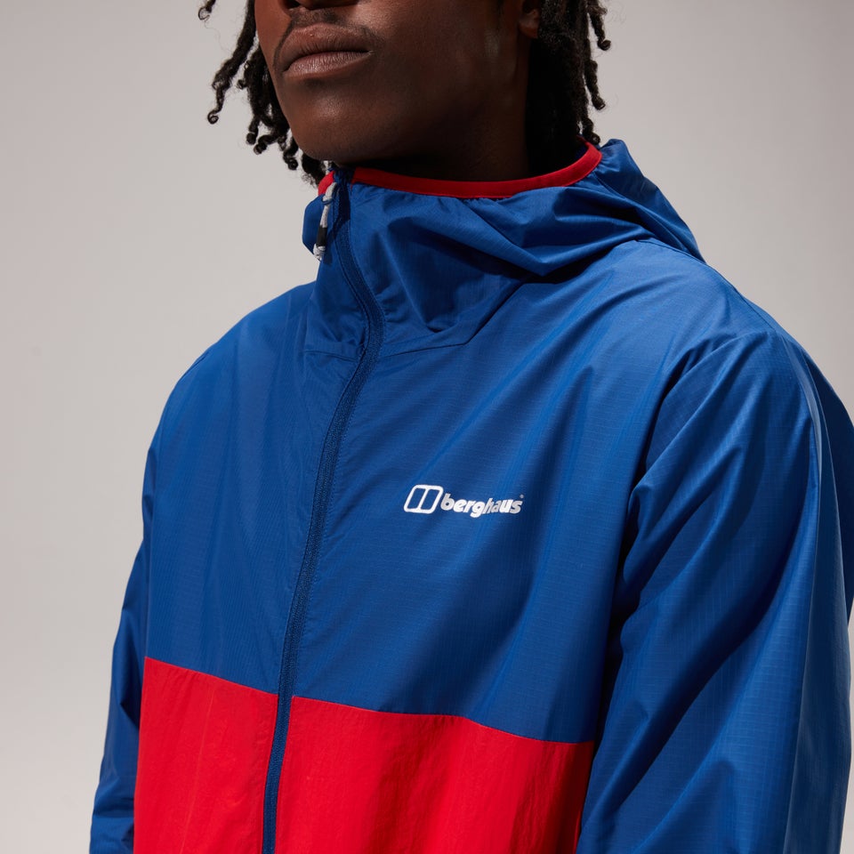 Men's Corbeck Windproof Jacket -Blue / Red