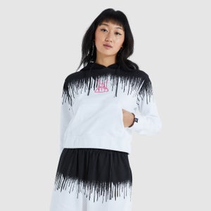 Women's Raca Cropped Hoody Black - 6