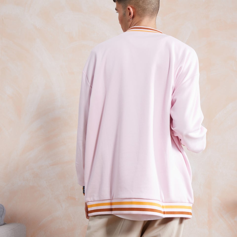 Men's Chest Logo Sweatshirt Pink